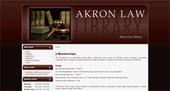 Desktop Screenshot of akronlawlib.summitoh.net