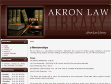Tablet Screenshot of akronlawlib.summitoh.net